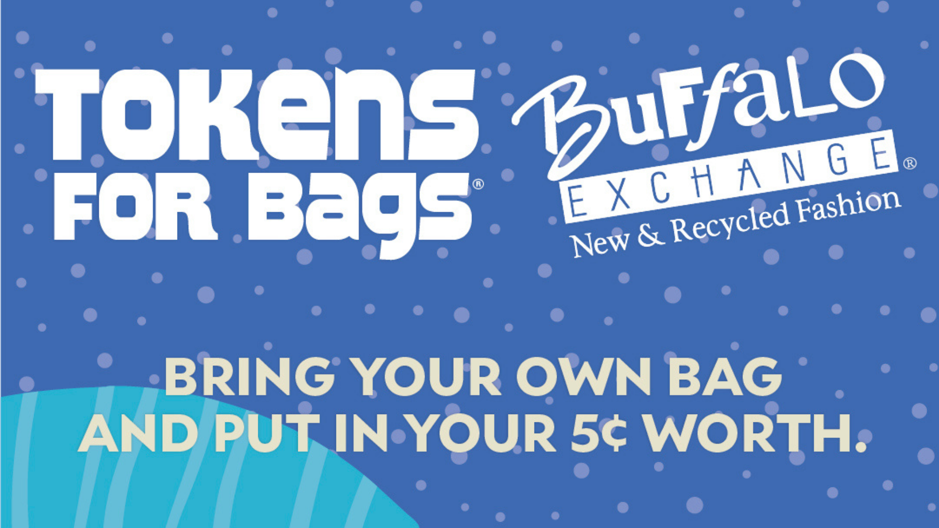 Buffalo Exchange Tokens for Bags Wordpress Event Header