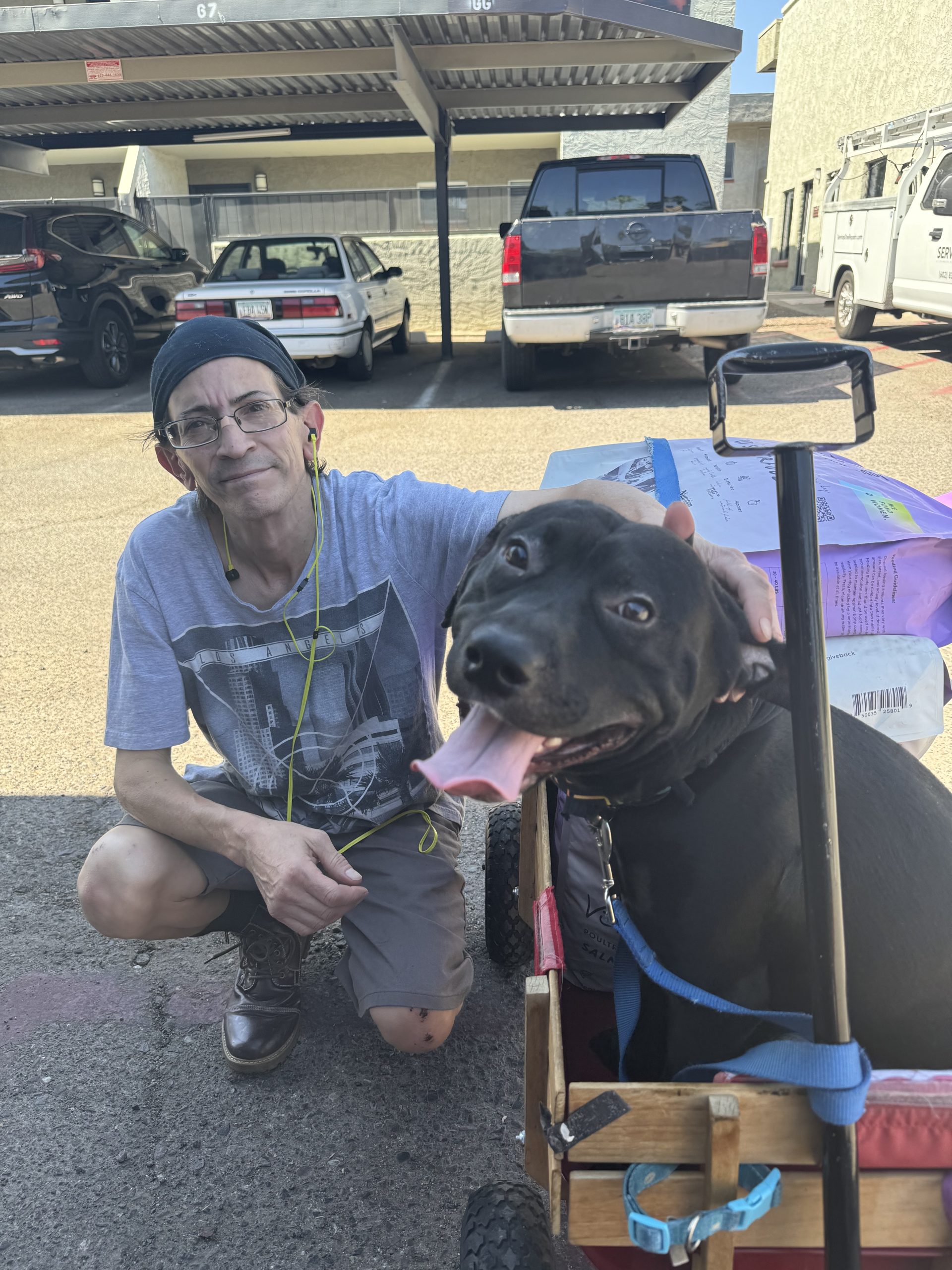 David is one of Arizona's veterans and received aid from The Arizona Pet Project